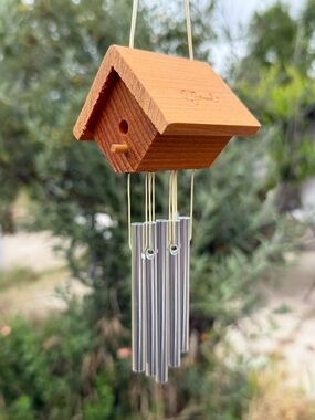 Birdhouse Mini Wind Chime by John Stannard for The Nature Company
